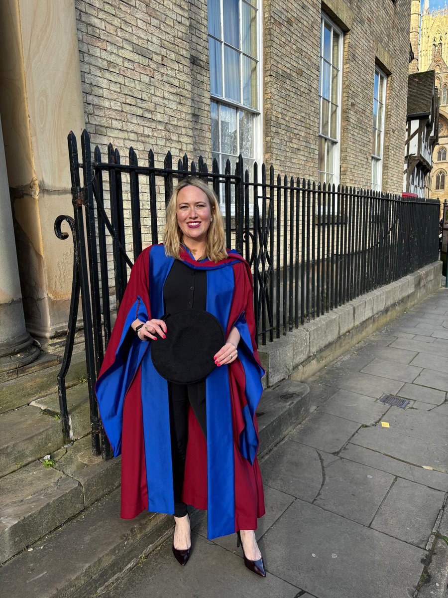 Was a long time waiting for this one! Got the robes on at last 🥳 #PhDone!