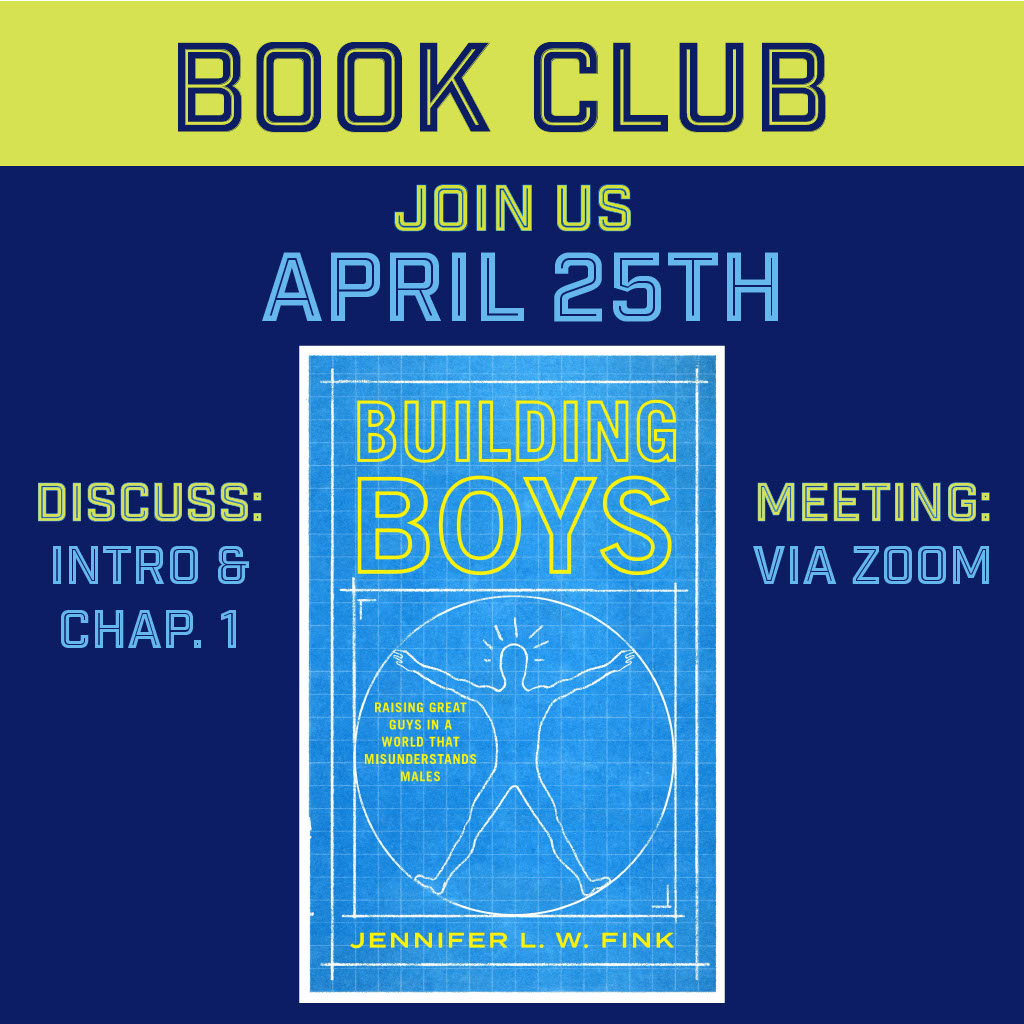 Ever wish you could discuss a book w the author? You can! Join me & other 'boy parents' next Thurs. to discuss the Intro & Chap. 1 of Building Boys: Raising Great Guys in a World That Misunderstands Males - tickettailor.com/events/jlwfmed…