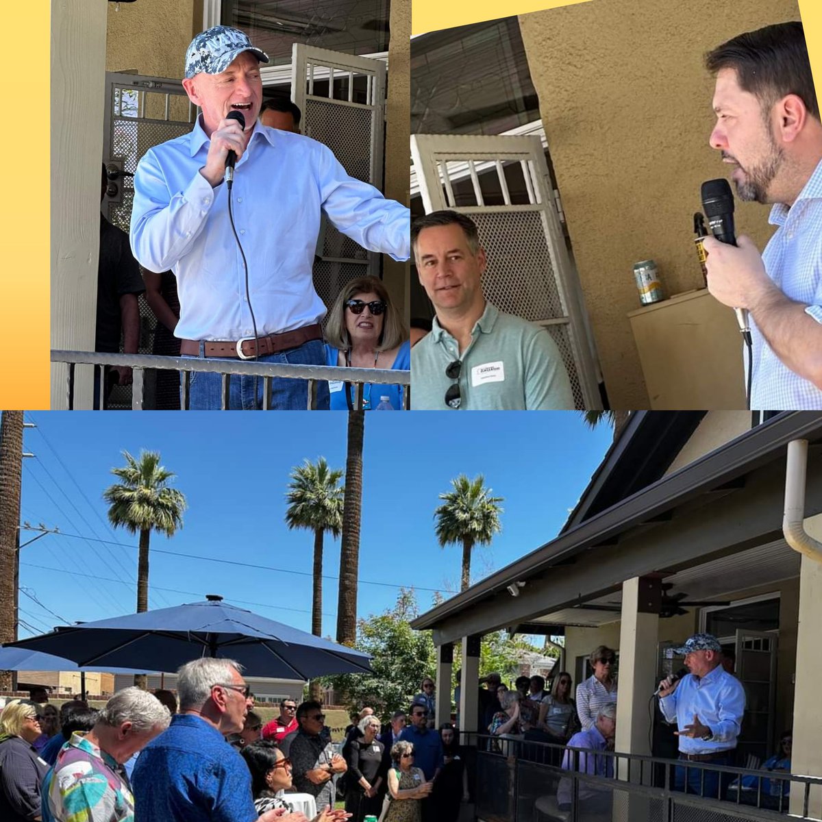 olivier_patti's tweet photo. Canvassing launch in Phoenix
a few days ago
Senator Mark Kelly and Ruben Gallego
Let's GO ARIZONA
GET OUT THE VOTE
#VoteBlueDownBallot
#VoteBlueToProtectWomensRights
#VoteBlueToSaveDemocracy
#VoteBlueArizona https://t.co/EHrr6T58aN