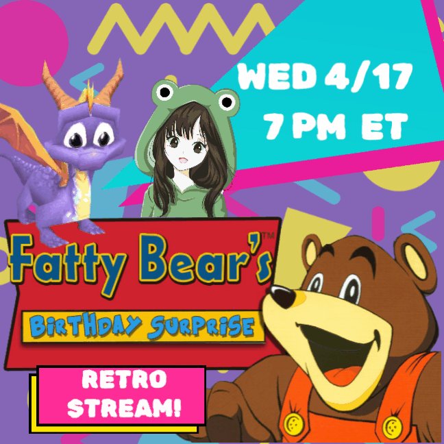 FatalFearGaming's tweet photo. Retro game night!! 7pm ET on Twitch. https://t.co/OyrMhiplSd Come hang out with me, bring your tamagachi &amp; your big gulp. Don't forget your dunkaroos! We're playing two games tonight! #retrogame #humongous #videogames  #FatalFearGaming #gamergirl #cozystreamer #nostalgia #90s https://t.co/fqLaNRdbPU