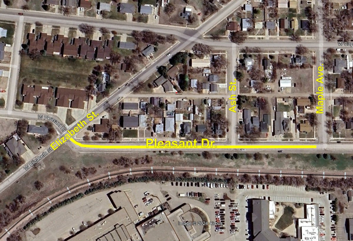 Pleasant Dr., between Elizabeth St. and Maple Ave., is scheduled to close Monday, April 22 for underground utility work. 🚧 For more details, follow the link. cityofpierre.org/CivicAlerts.as… #CityofPierre