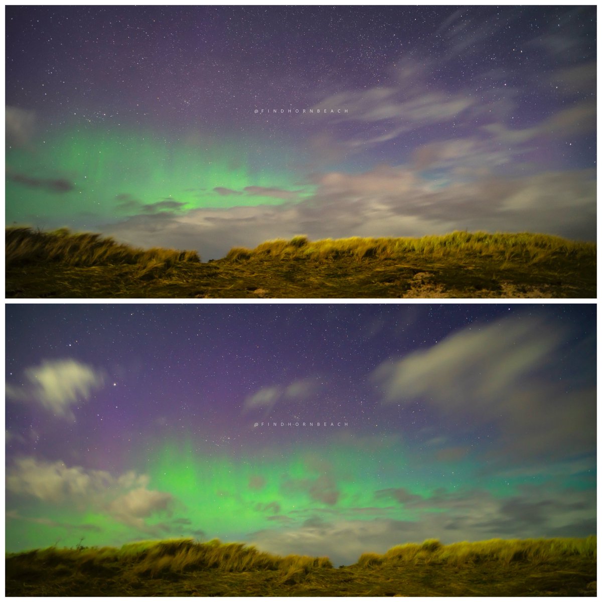 Findhorn Beach Northern Lights From The Early Hours of the 17/4/24

#moray #scotland #findhorn #findhornbeach #morayfirth #scottishhighlands #highlands #grampian #northernlights #auroraborealis #StormHour