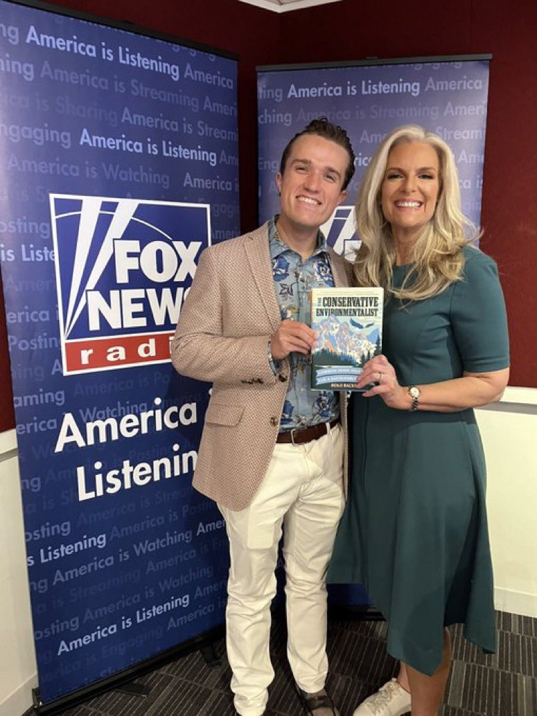 Loved spending time with the fun + wonderful @JaniceDean this morning to discuss The Conservative Environmentalist, detailing an environmental agenda that works for our country AND our people.