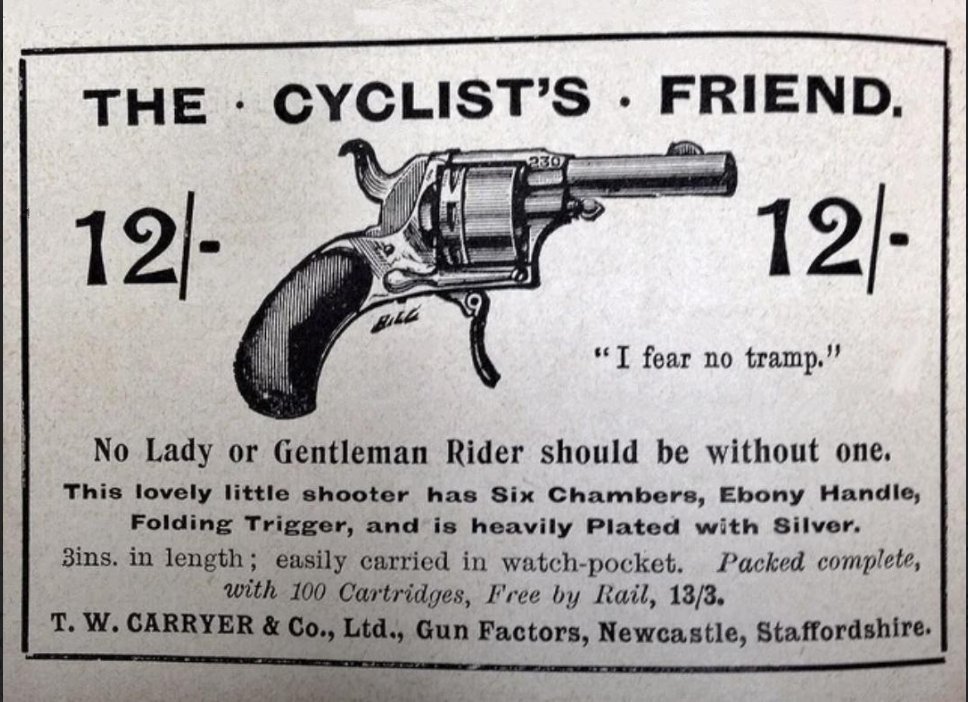 Bicycle rides in the old days must have been...interesting.