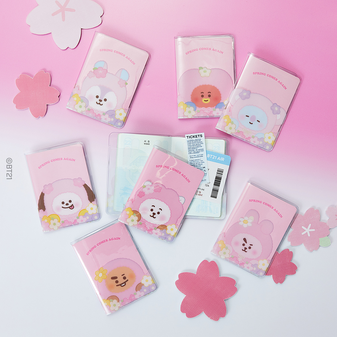 LINEFRIENDSinfo's tweet photo. Warm spring always comes back💕

BT21 Spring Days

Our spring days is here, blooming bright!🌼

**BT21 Spring Days Cap, Reusable Bag, Passport Cover, and Mouse Pad will be in-stock SOON

Shop now 👉 https://t.co/7khUWsAmxW

#BT21 #LINEFRIENDS #LINEFRIENDS_US https://t.co/NAhEtUaNKO