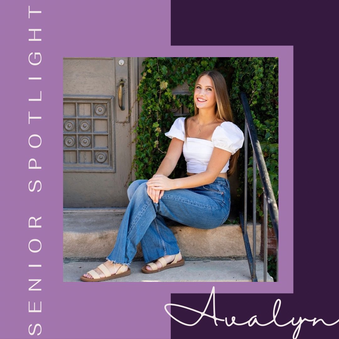 Next for Senior Spotlight is Captain Avalyn Johnston! She’s been a part of Cougarettes for 4 years: 1 year on pep and 3 years on varsity cheer. She will be attending TCU and majoring in Allied Health with the goals of becoming a doctor. We are so excited for Avalyn!