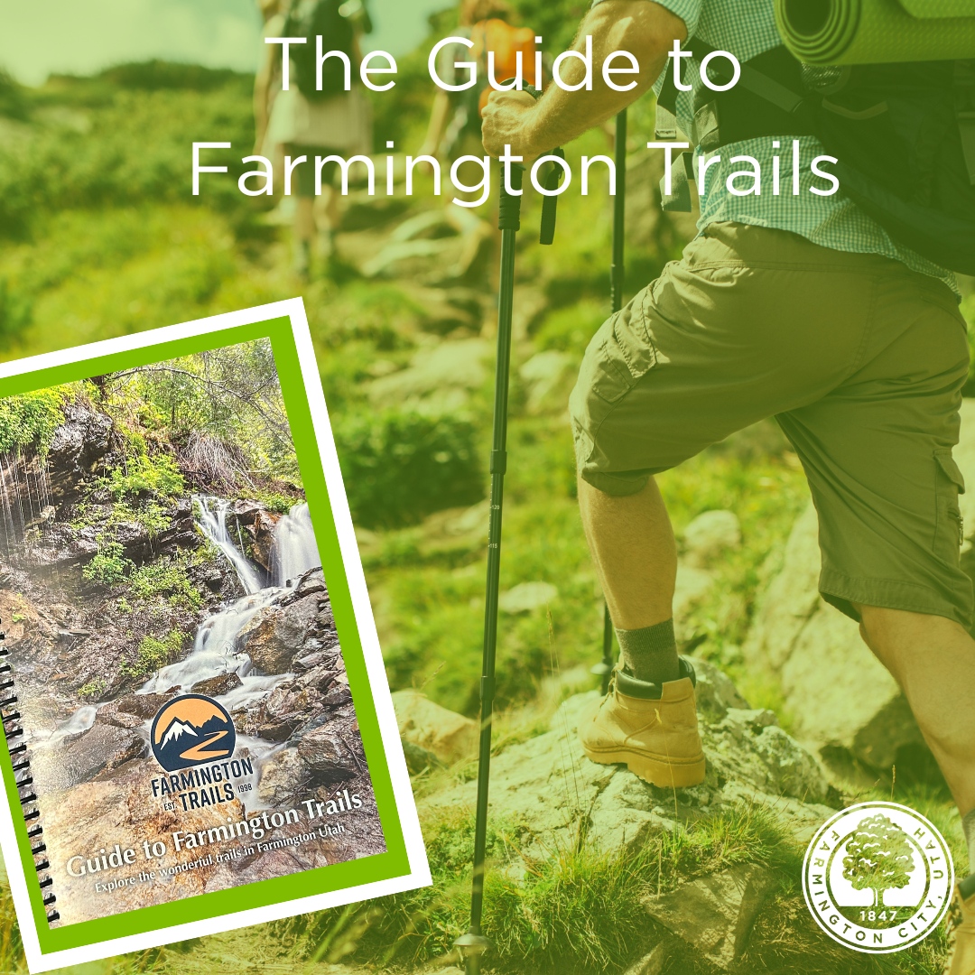 FarmingtonCity's tweet photo. Hard copies of the 2023 Trails book are available at City Hall: $20/book.

Electronic copies are available online without charge:  https://t.co/To1sDn7C6A

#farmingtoncityutah #parksandtrails #community #farmingtoncity #parksandrec #backyard #mountains https://t.co/k1QTFWdJ0T