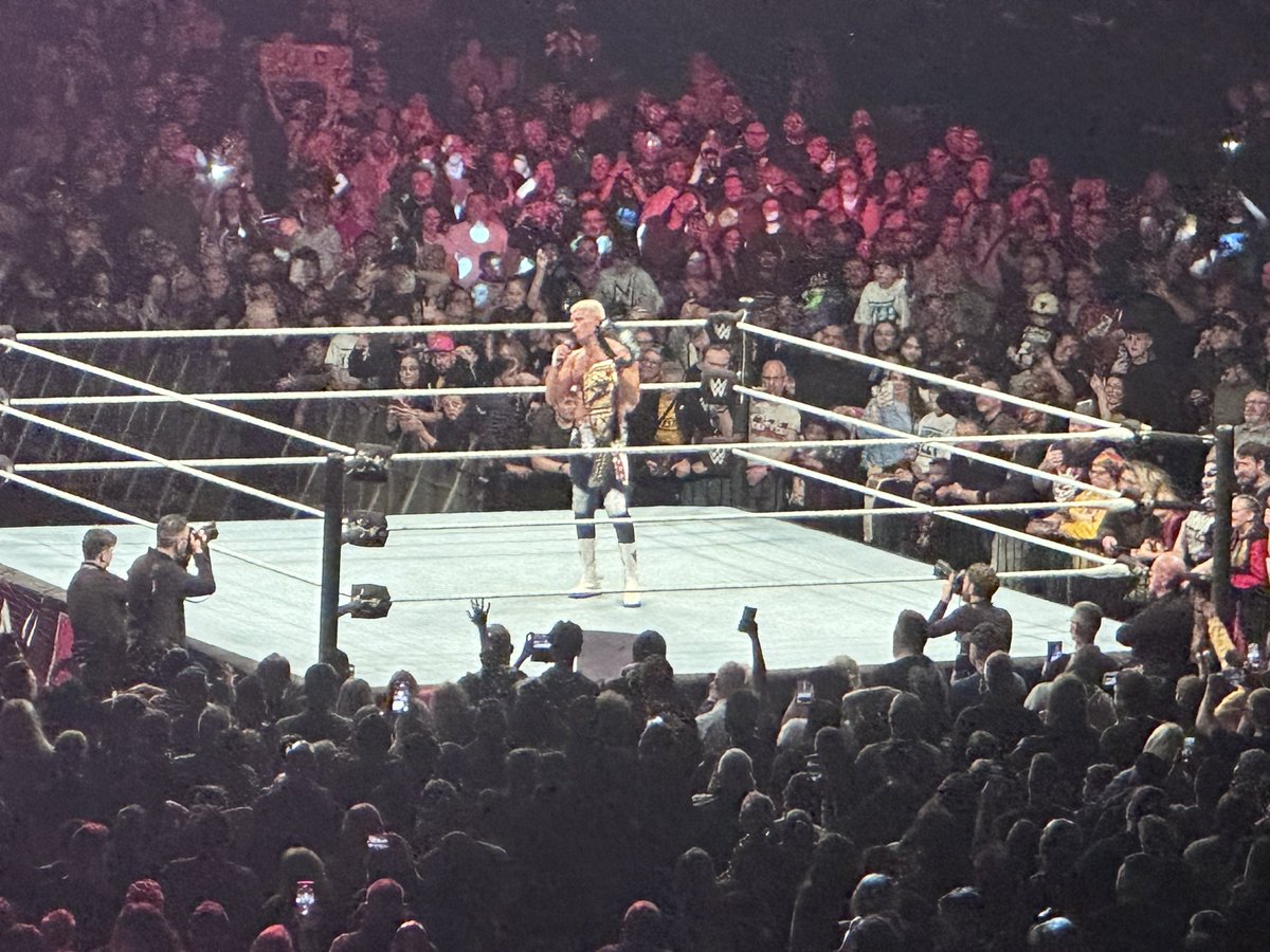 Cody Rhodes closes his first house show as Undisputed WWE World Champion: 

He reminds fans that he kept his promise that next time he was in UK, he would be champion. He thanked the crowd for the you deserve it chants, and points to the sold out UK tour, saying that the UK…