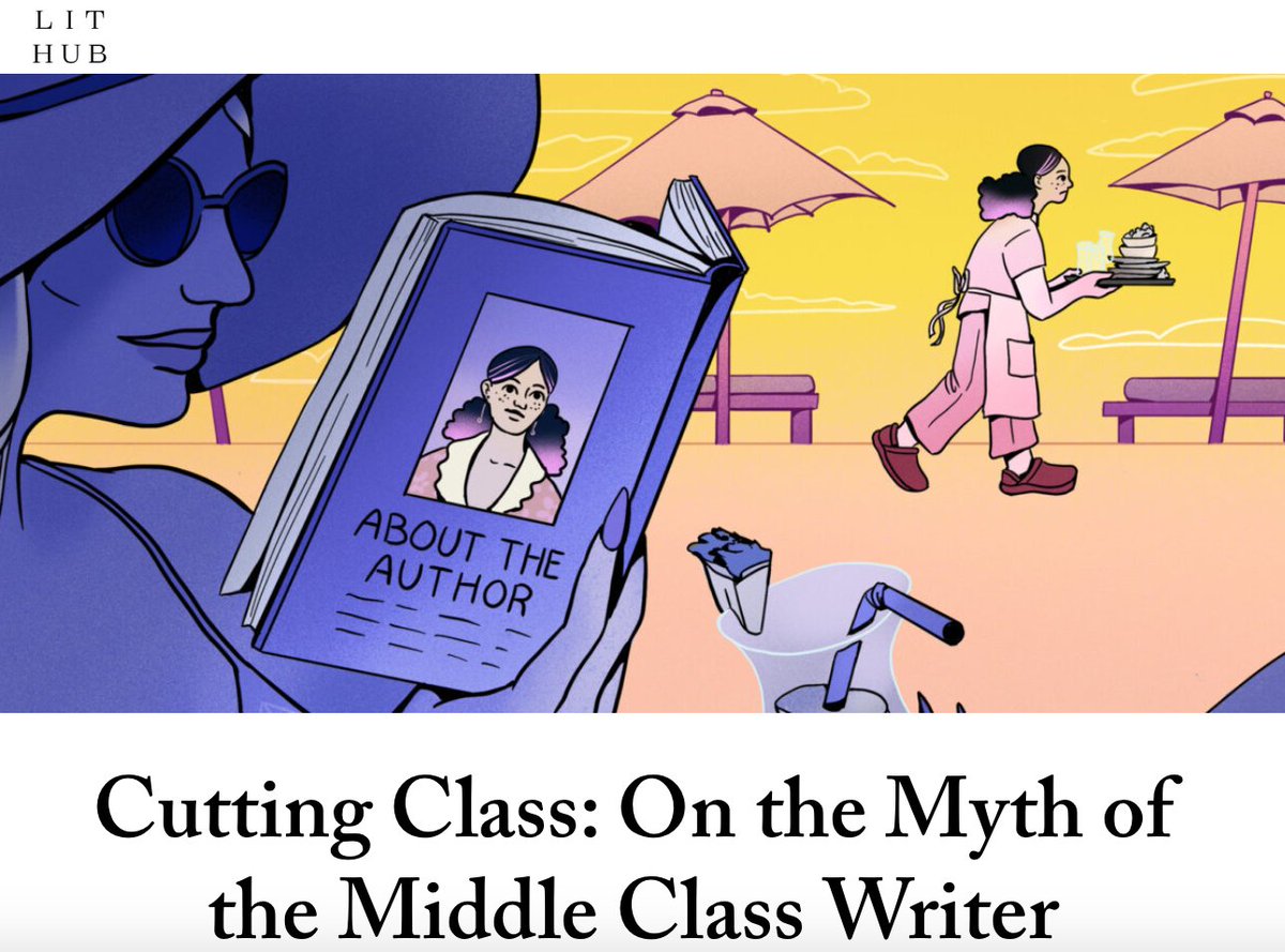 LitHub is featuring a week of essays about social class & lit. I kicked it off with an essay I called 'Cutting Class.' You can read it below.... @lithub @econhardship @eccobooks @Poetry_Society @maryohara1 @workingclasslit @maximillian_alv lithub.com/cutting-class-…...