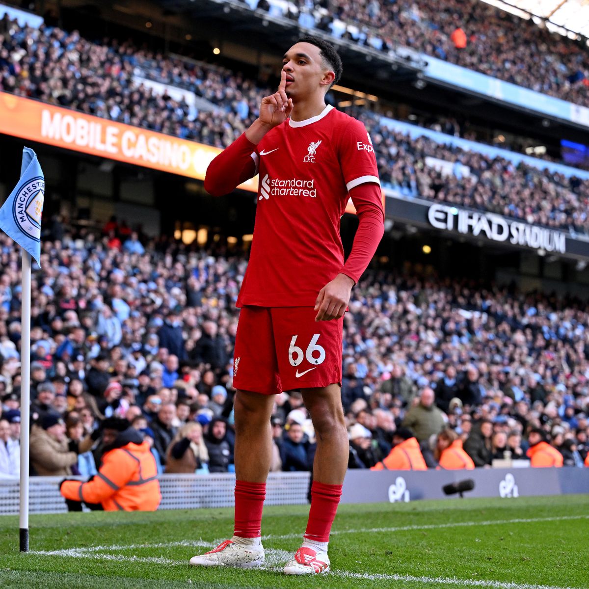 Big @joshquarless_ Infront of the Bootle fans after this free kick 🤣🤣🤣🤣🤣