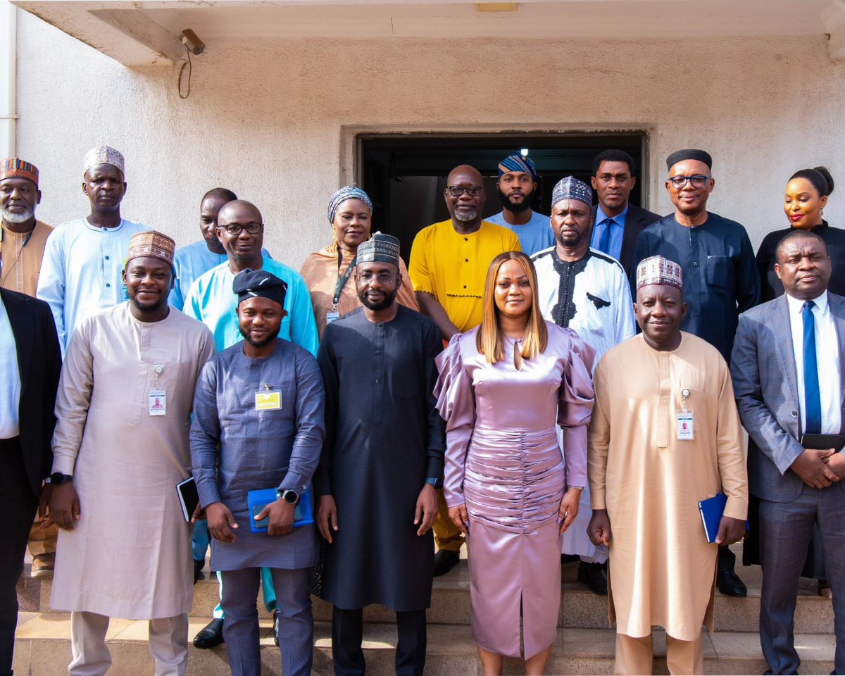 It was my pleasure to receive the DG/CEO of the National Information Technology Development Agency (NITDA), Mr Kashifu Inuwa Abdullahi, and his management team. We discussed areas of possible collaboration between our organisations, which is to harmonize and implement the