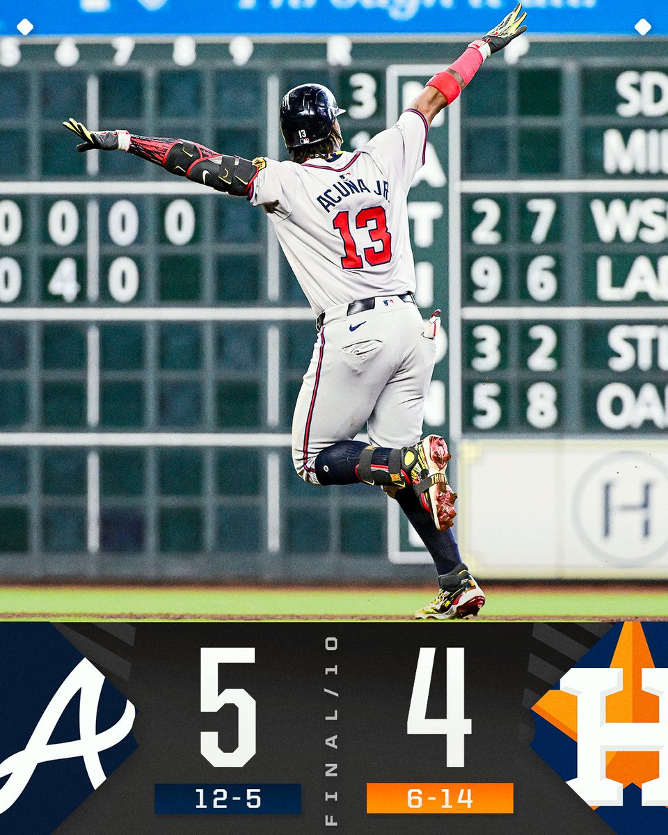 The @Braves complete the sweep in Houston!