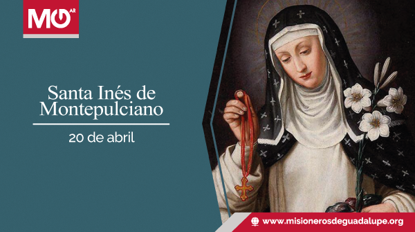 misionerosmg's tweet photo. 👼🏻#SantoralDiario #Abril20 | En el #Santoral de hoy recordamos a Santa Inés de Montepulciano
https://t.co/aXCn22N8PU
📚Lee el #Evangelio en: https://t.co/IKZr7fV1ce
#MisionerosDeGuadalupe #ComparteLaFe #Abril https://t.co/oBxQHzCN4P