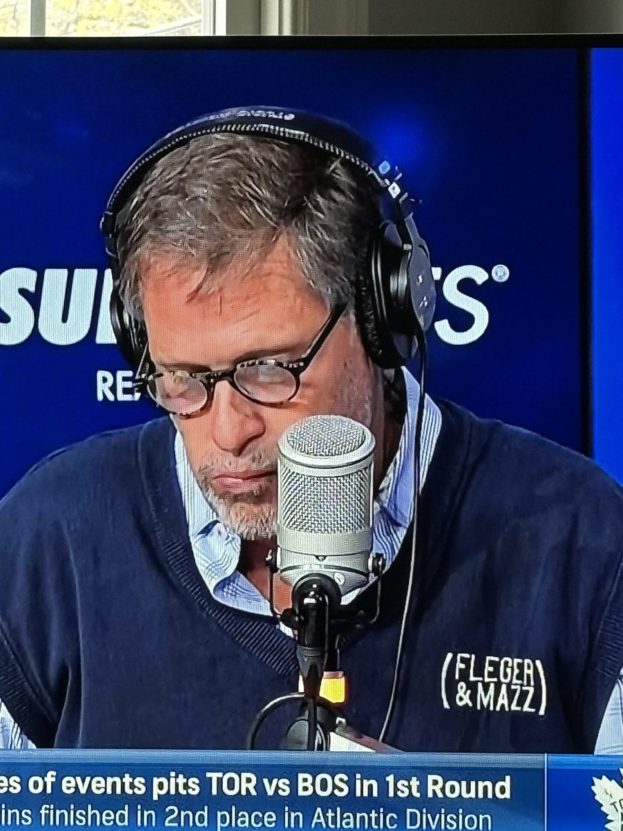 Dunph25's tweet photo. @bigjimmurray Am I missing an inside joke or does Mike’s dorky sweatervest misspell the name of the show and his own last name?? #FLEGER @FelgerAndMazz @TonyMassarotti https://t.co/rL7nkClfuS