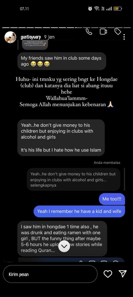 whosangtt's tweet photo. @tanyarlfes Liat story influencer yang stay di korea dan temennya liat dia di club https://t.co/PikvQQTzDz