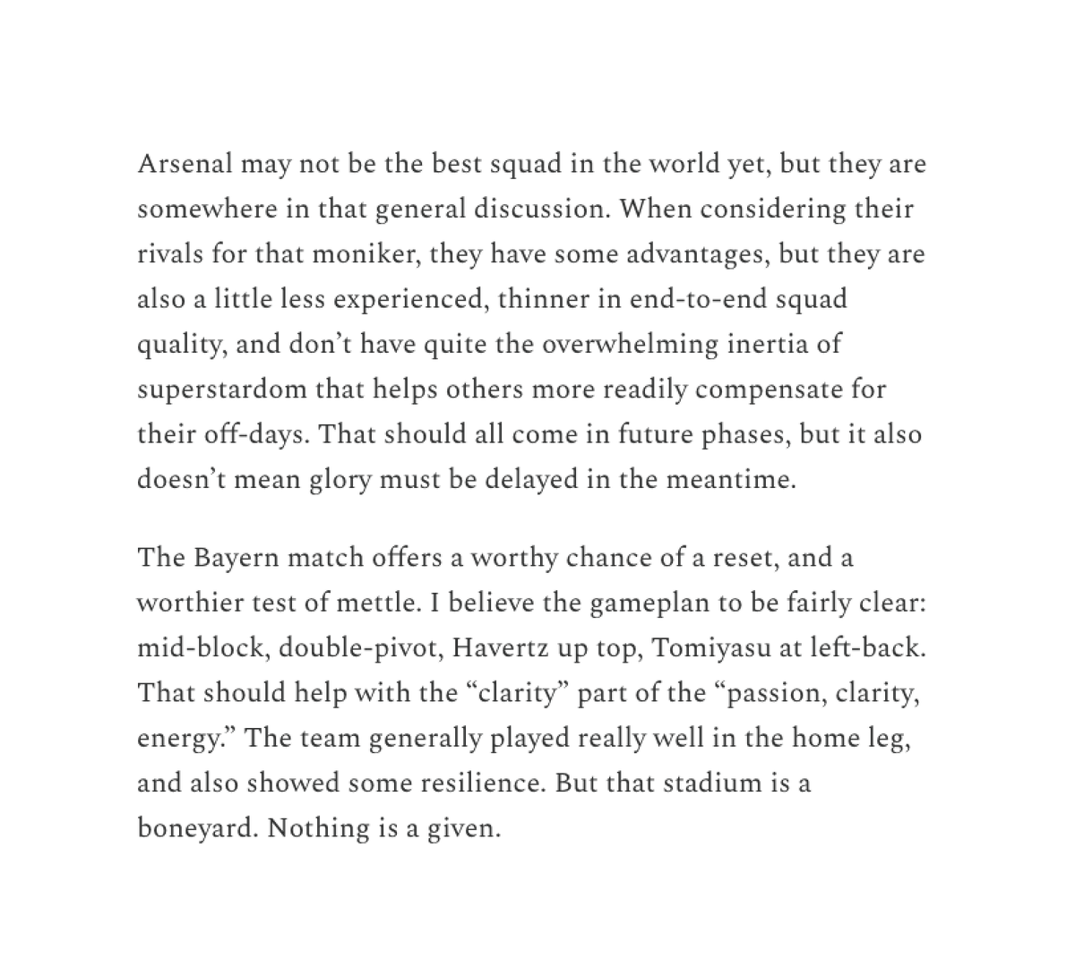 Wrote this yesterday, and it's still pretty much how I feel.