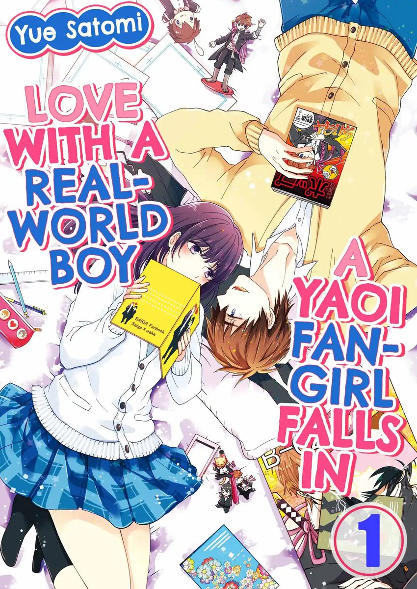 🌊 New WWWave Title 🌊 (Read w/ Points) mangaplanet.com/comic/65729308… A Yaoi Fangirl Falls in Love with A Real-World Boy Author: Yue Satomi My hobby was disclosed!? I could get close to my secret classmate, but don't realize my true personality...! #manga #romance #romancemanga