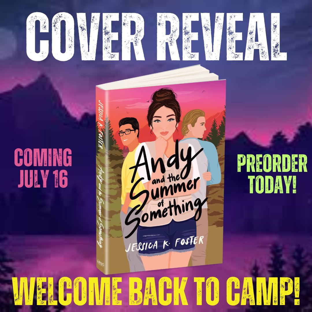 Without further ado, check out the cover for Andy and the Summer of Something, coming July 16! AND check out this exclusive, CHEAPER preorder link for the ebook (3 bucks off!): tr.ee/5CXWpvQBk- #preorder #writingcommunity #fyp #booktwitter