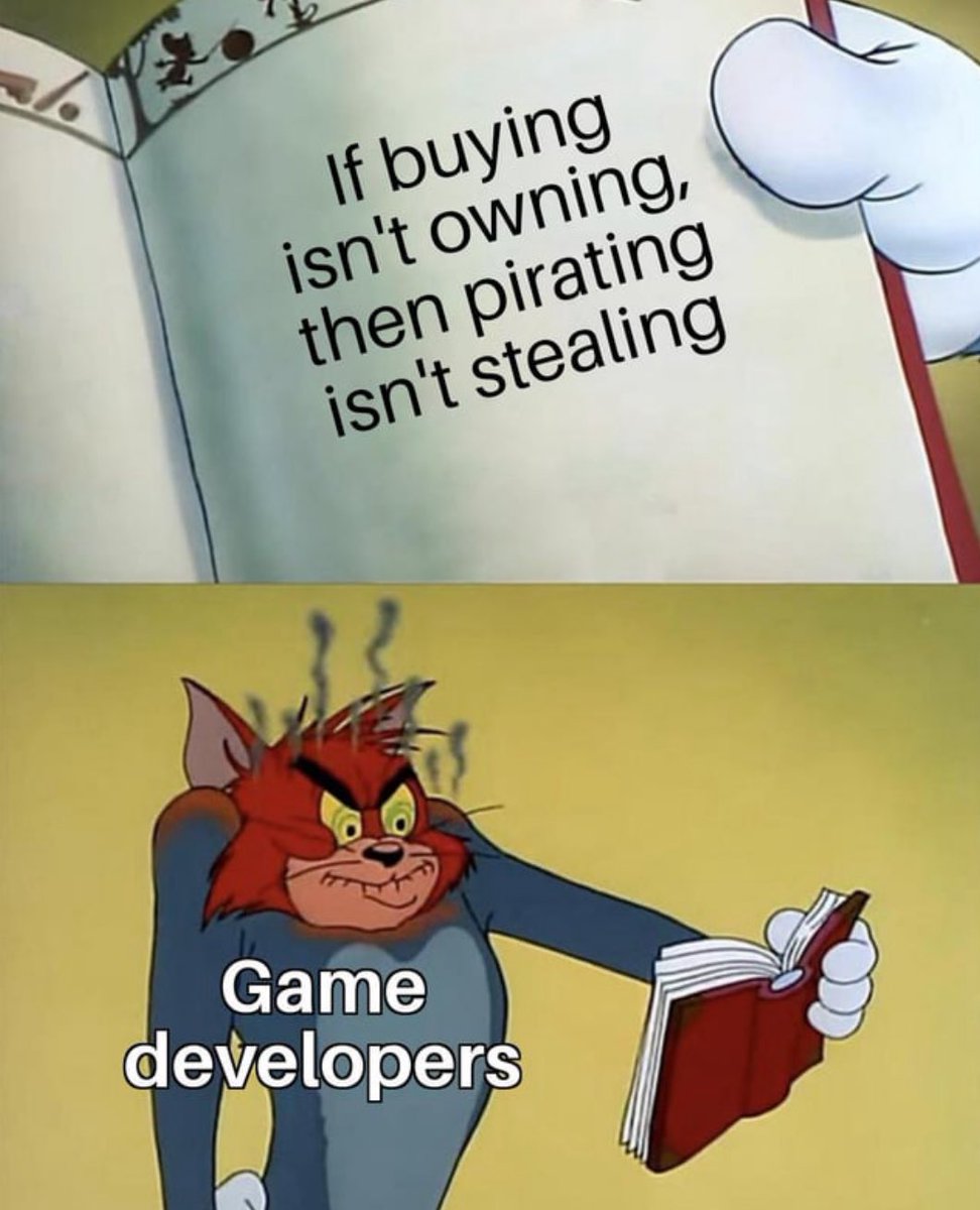 A message to Ubisoft and anyone on board with the concept of “buying isn’t owning” 😠