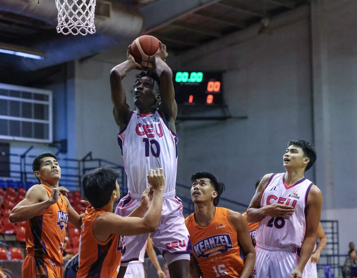 Centro Escolar University beat Marinerong Pilipino-San Beda, 72-63, on Tuesday to bolster its bid to make the top two in the PBA D-League Aspirants’ Cup at the Ynares Sports Arena in Pasig City. Know more: businessmirror.com.ph/2024/04/17/ceu…