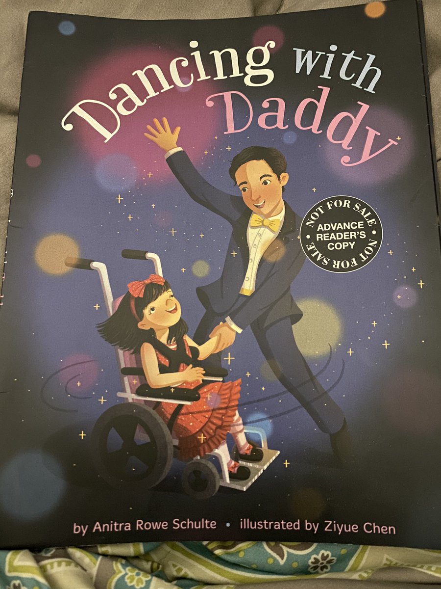 #bookposse @anitraschulte @zzzyuair #TwoLions @KelseySkea This was a sweet story of a girl with a rare chromosome disorder who uses her assistive technology device to communicate her excitement over a dance she’s excited to attend with her dad. When a big snow storm threatens to