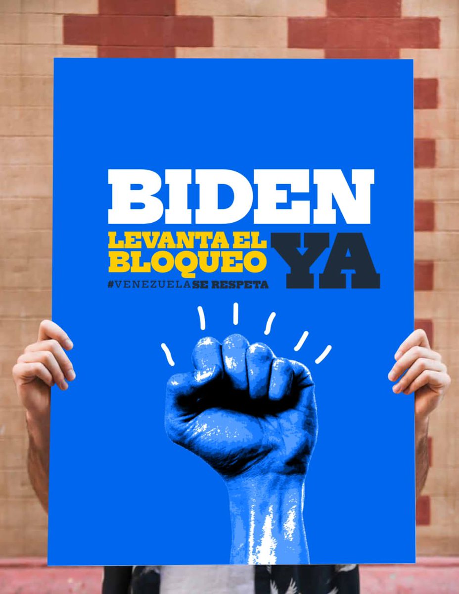 Rechazamos, una vez más, la implementación de medidas coercitivas unilaterales contra #Venezuela por parte de EEUU. Demandamos que se levanten total e inmediatamente todas las medidas que laceran el bienestar del pueblo venezolano. #BidenLevantaElBloqueoYa