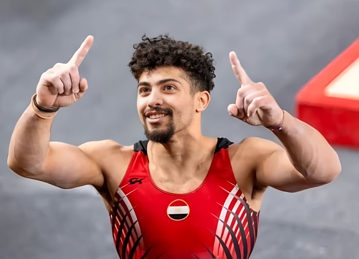 #بطلنا- عمر العربي يتأهل إلى نهائي كأس العالم للجمباز الفني بالدوحة في منافسات الحلق 🎯🔥✌️💪