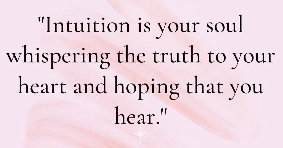 So true! #TrustYourIntuition #GutFeeling #InnerBelief #SelfPower xxx