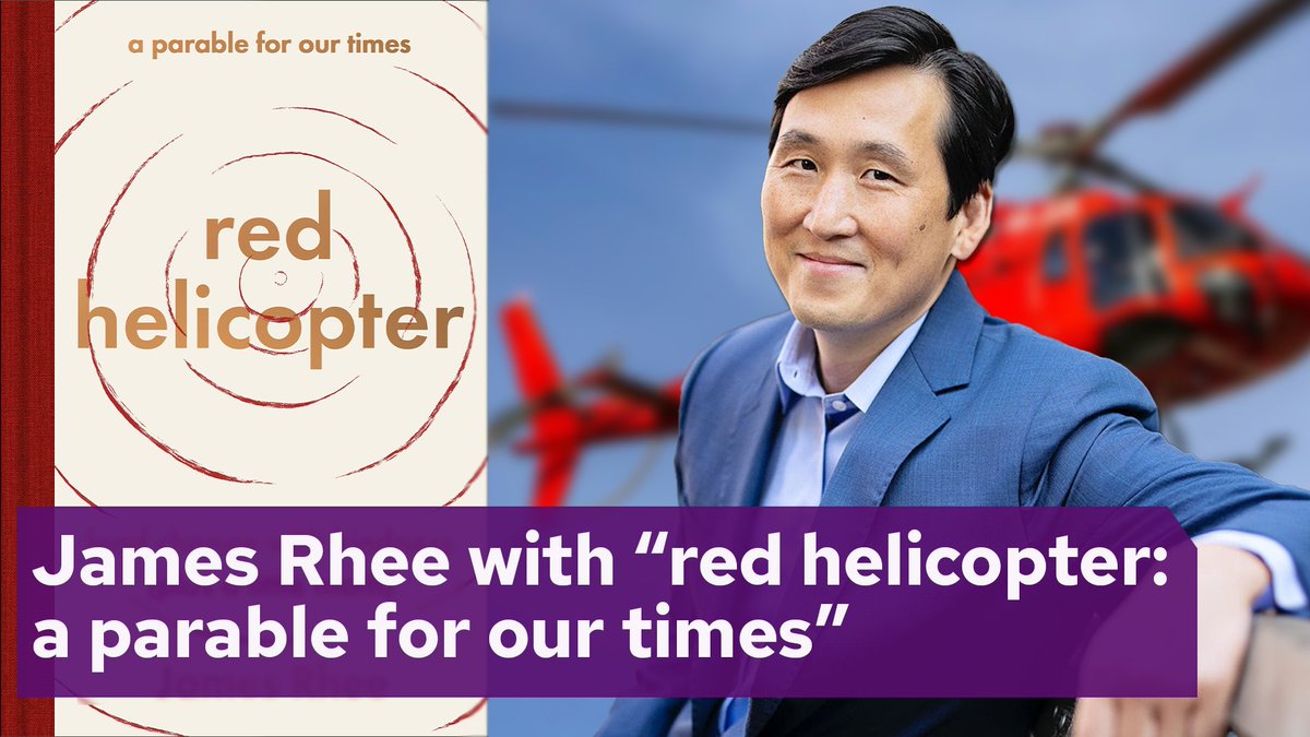 Just published! 👉 bit.ly/3U1z8kf James Rhee, author of red helicopter, talks about his vision for leading with kindness while encountering great loss with author and artist Cliff Hakim at @belmontbooks @iamjamesrhee
