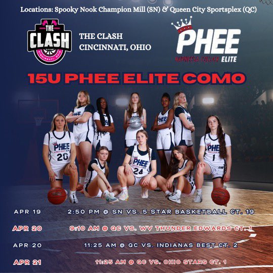 Schedule for weekend in OH! Come check us out!