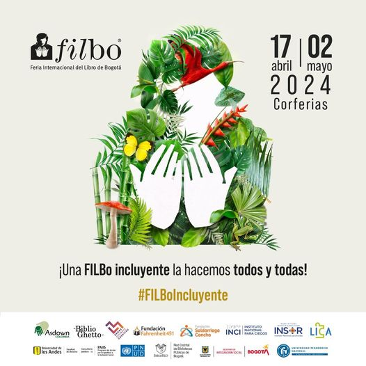 #FilBoIncluyente | Este 18 de abril el INCI estará presente en la @FILBogota, en el gran salón C con la presentación sobre el taller para creación de contenidos accesibles a través de la audiodescripción. Conozca más en: feriadellibro.com/es/programacion