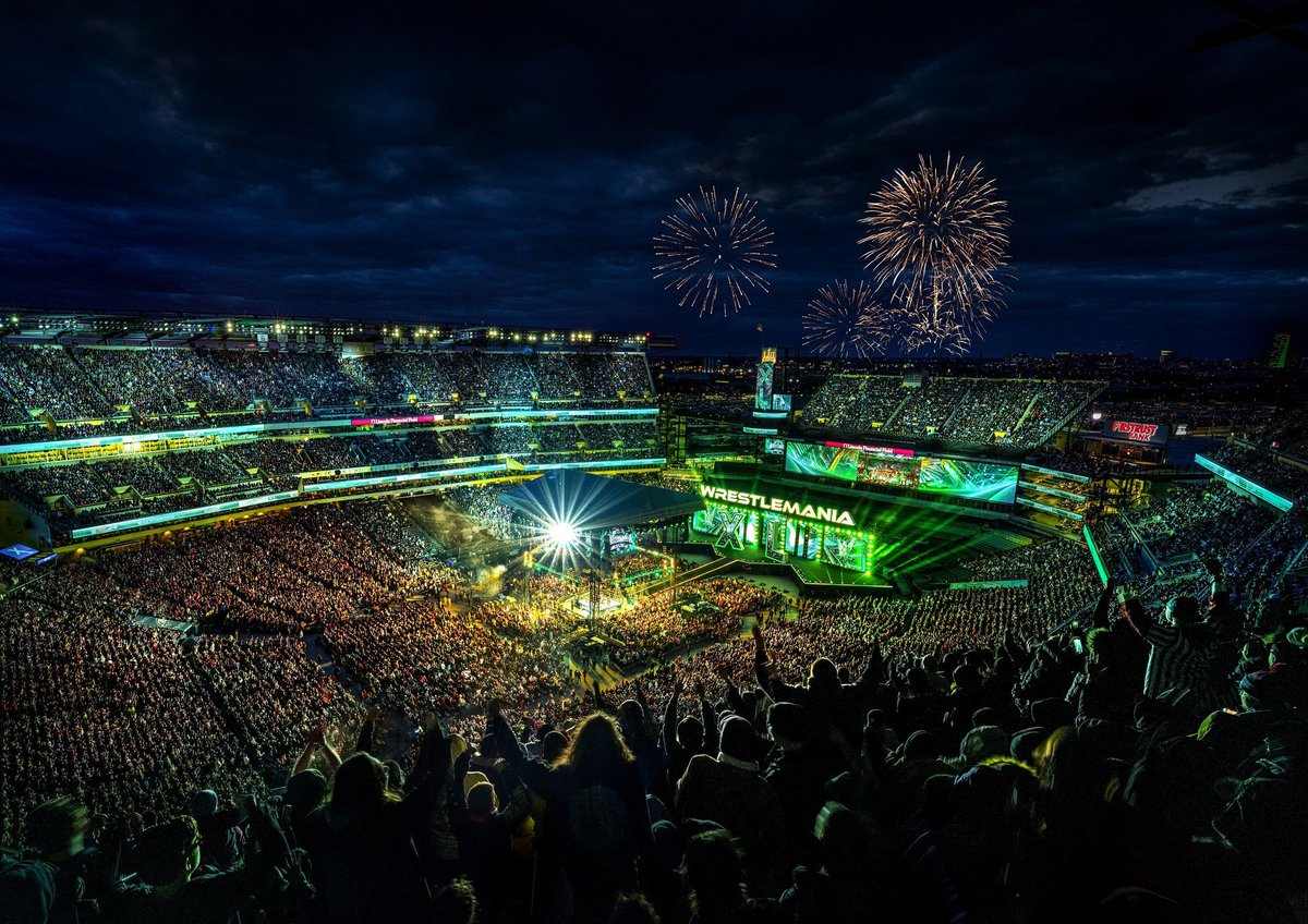 Wrestle Ops (@wrestleops) on Twitter photo Nick Khan states that Las Vegas is one of the cities being considered for WrestleMania 41.
(SBJ’s World Congress of Sports / h/t <a href="/ArashMarkazi/">Arash Markazi</a>) Nick Khan states that Las Vegas is one of the cities being considered for WrestleMania 41.
(SBJ’s World Congress of Sports / h/t <a href="/ArashMarkazi/">Arash Markazi</a>)