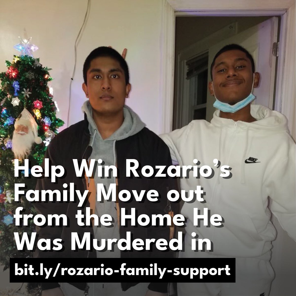 🌟Help Win Rozario's Family Move out from the Home He Was Murdered In: bit.ly/rozario-family… On 3/27, 19-year-old Win Rozario–the son of Bangladeshi immigrants-was killed by the NYPD after calling 911 in emotional distress Please give what you can to support Win’s family!