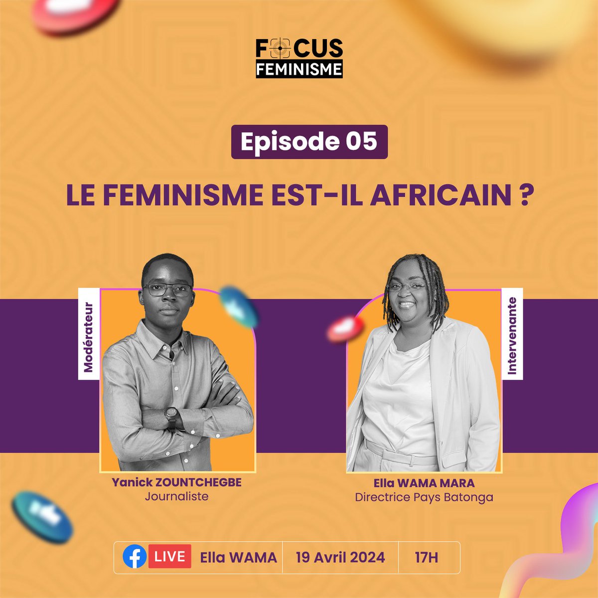 Ella_WAMA's tweet photo. Rejoignez-nous ce vendredi à 17h pour déconstruire le mythe du féminisme importé. Avec des preuves historiques, nous prouverons le contraire. J'ai hâte de partager des infos et d'entendre vos opinions. Venez échanger avec nous ! 🙌 
#FocusFeminisme https://t.co/l8zlEwk5iL