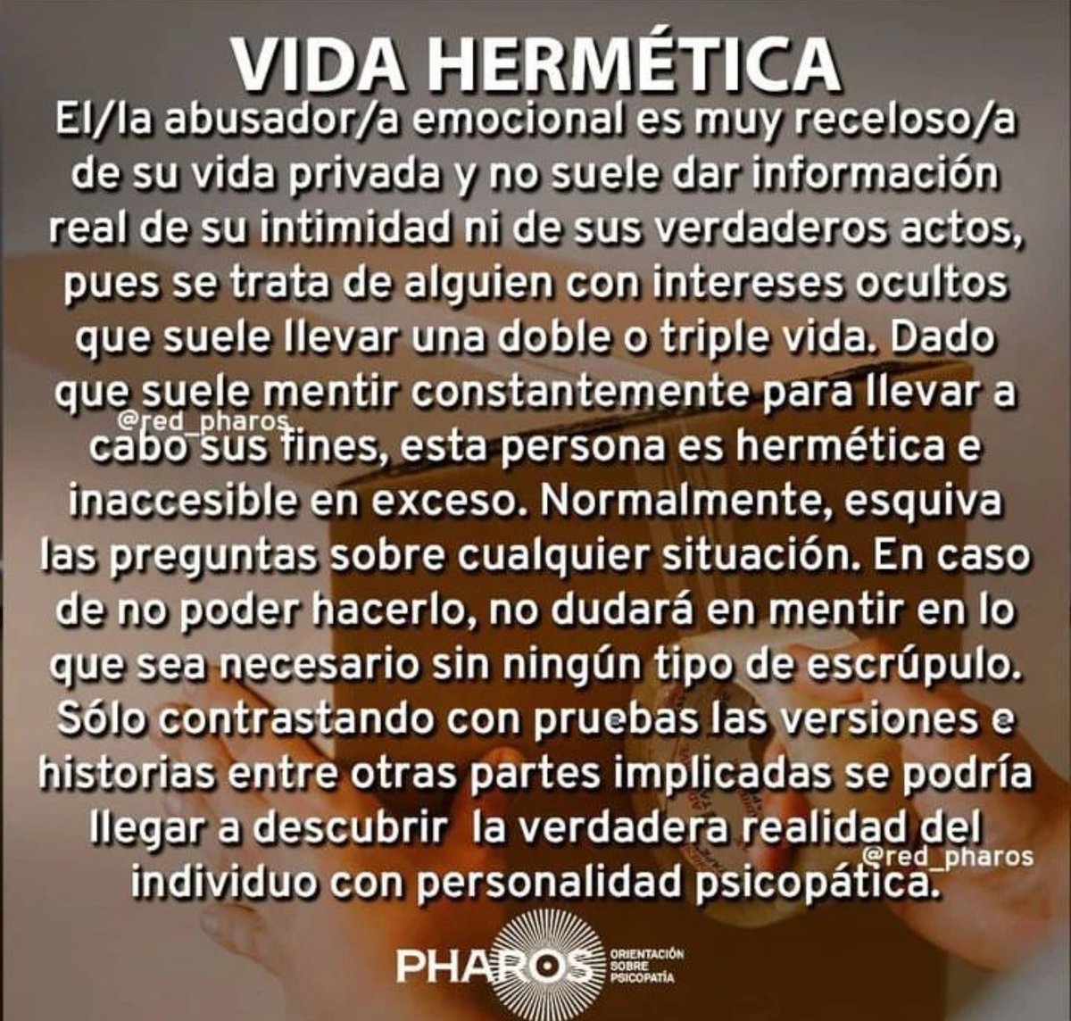 NarcisimoP's tweet photo. Tienen parte de su vida muy oculta 
#narcisistapsicopata #narcissist #psikopat #narcissisticabusetruth #maltratocero #no #psicopata #violenciafamiliar #violenciamachista #noestassola #violenciavicaria https://t.co/zSYf9OVcsB