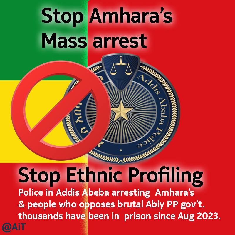 AddisAbeba

Selecting only the houses of the Amharas & the search is being conducted at night. The house will be searched by the Oromo soldiers of the regime. They're searching without any warrant & looting silver & jewelry. They're also taking registered & licensed legal Weapons