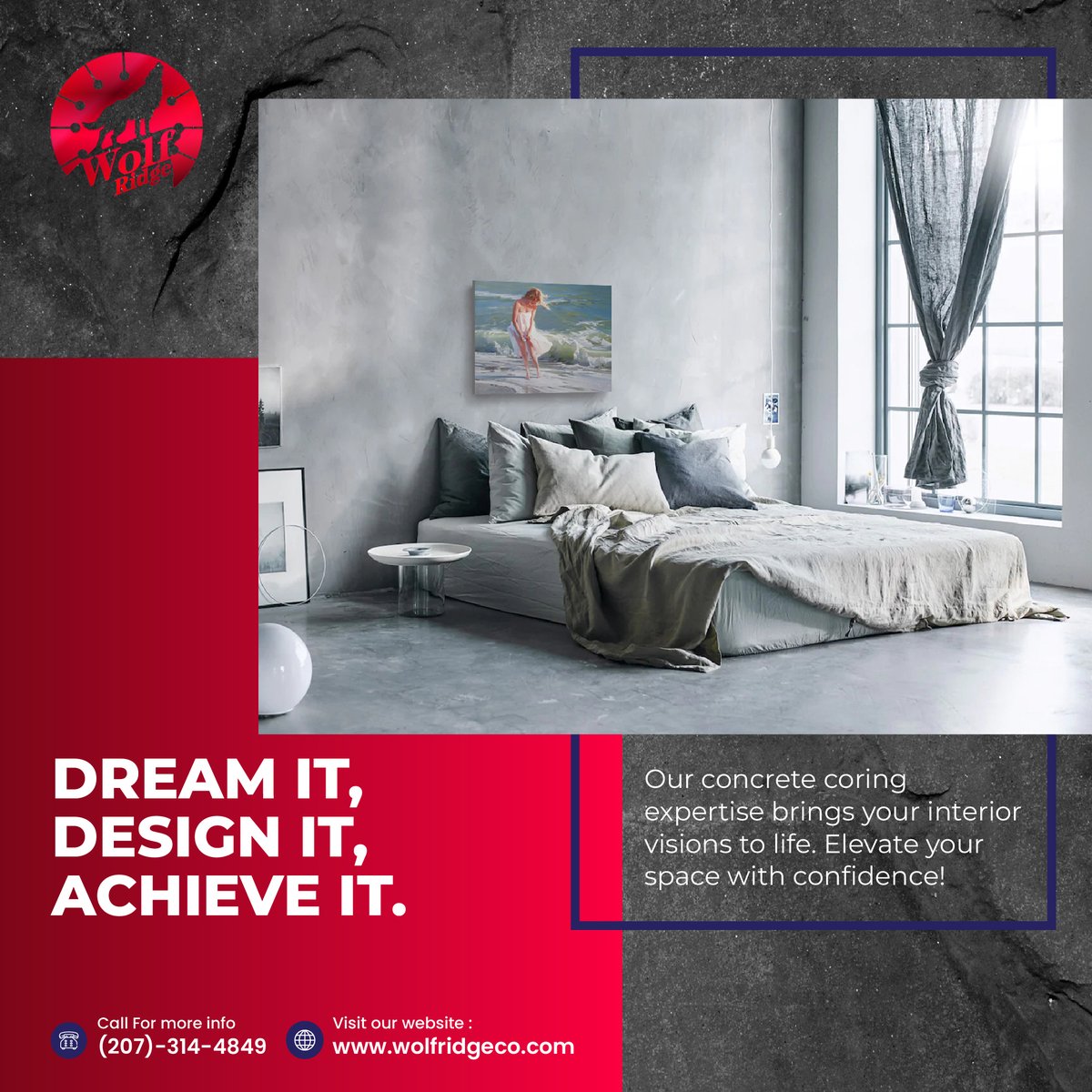 wolfridgeco's tweet image. Vision, Venture, Victory—Your Dream, Our Mission.

wolfridgeco.com

Email us at social@wolfridgeco.com
Contact us at 2073144849

#wolfridgeco #DreamDesignAchieve #FromDreamToReality #ImagineCraftMaster #DreamsIntoAction #VisionVentureVictory #CreateAndCelebrate