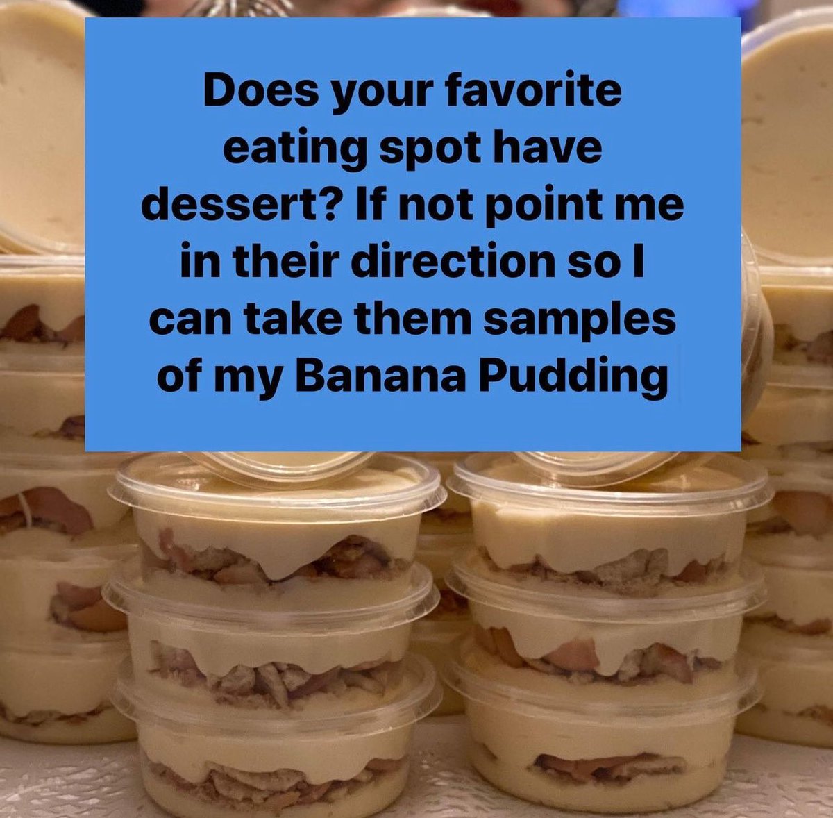 Own a restaurant 👀Want Cheeks Pudding Treats in your stores 👀 DM to find out how 🙌🏾 #bananapudding #puddinglovers #sweettreats #oreopudding #dceats #dceatsandtreats #dceatss #baltimore #washington #dessert #desserts #homemadepudding #washingtondc #blackownedbusiness #blackowned