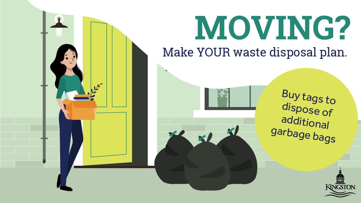 Students, if you're moving at the end of April, make sure you have a game plan to dispose of large furniture and excess waste! See more helpful move-out tips at CityofKingston.ca/Students