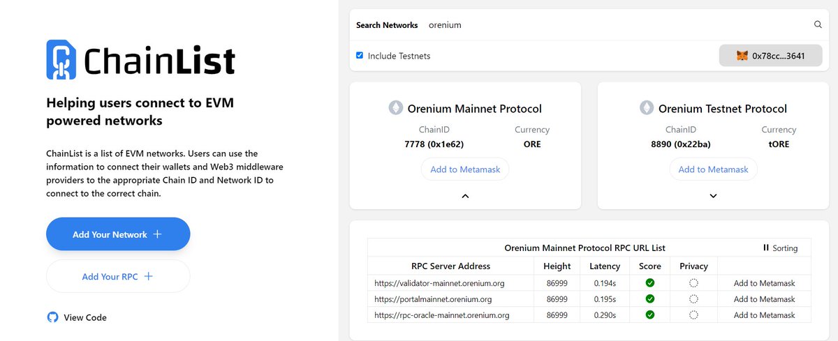 Orenium Protocol tweet media