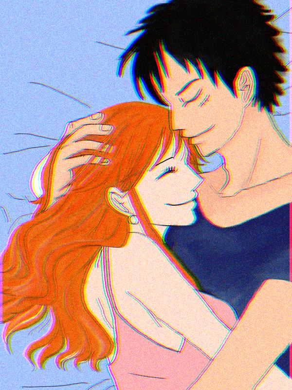 ❤️🧡✨

#LuffyxNami
#ルナミ