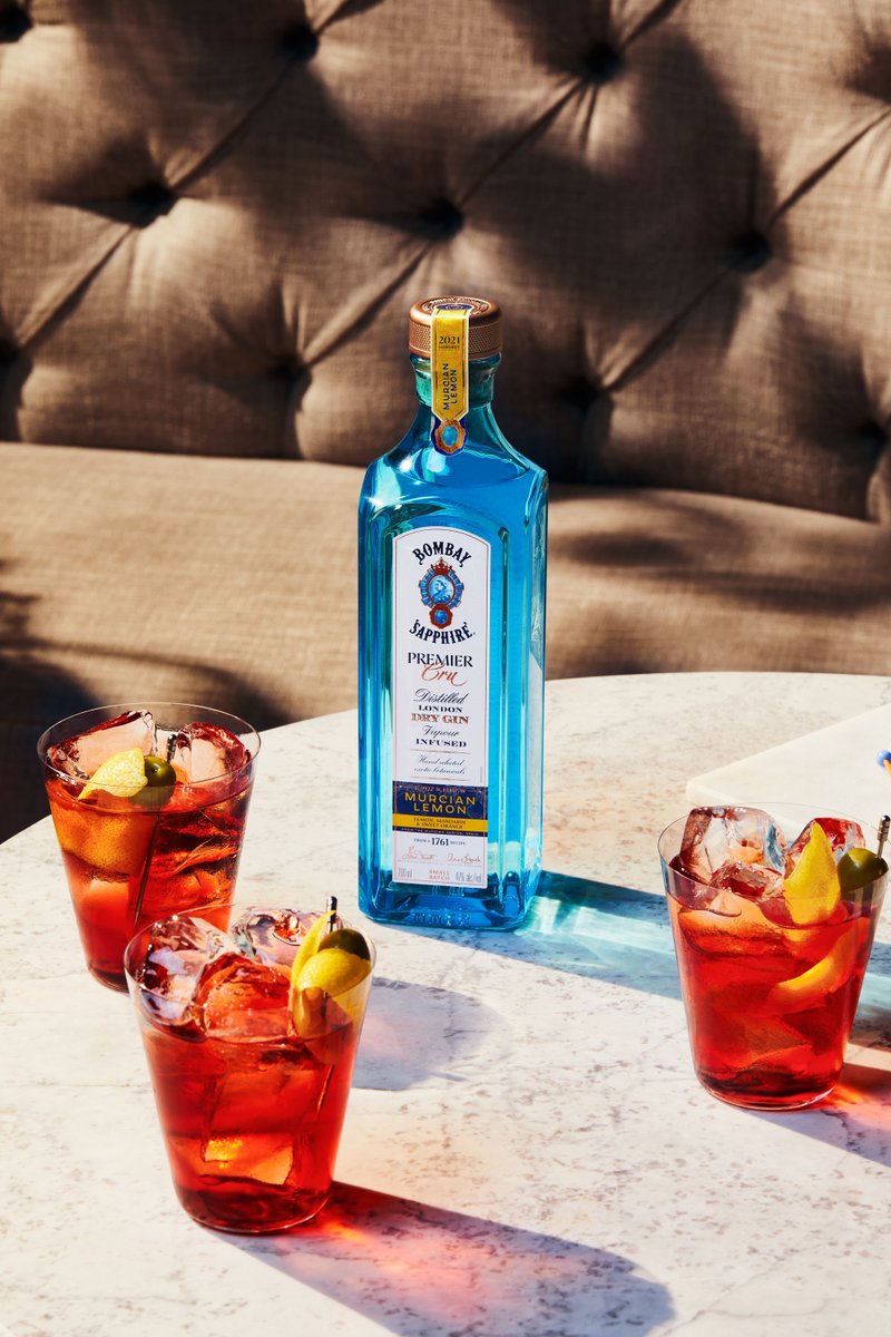 You know you're in great company when you have a Bombay Sapphire Premier Cru Classic Negroni in hand. Recipe here: bit.ly/3U1UU7w