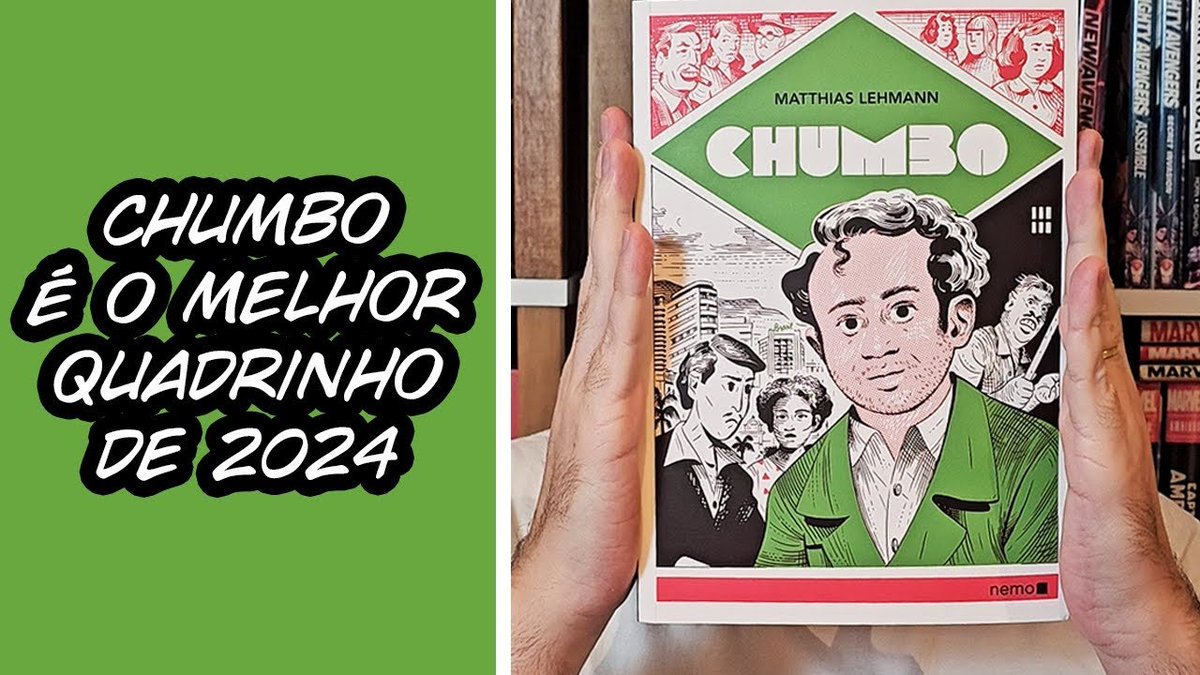 Chumbo é o melhor gibi de 2024 e eu provo isso no novo vídeo do canal! Vai lá prestigiar ➡️ youtu.be/ZZmuqC1VFJA