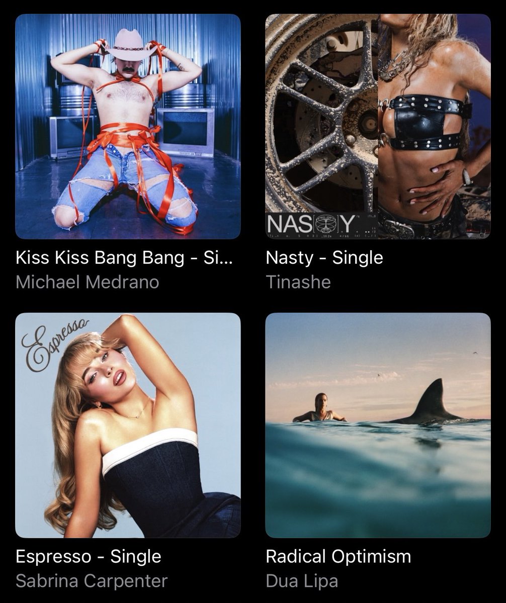 make your album artwork blue if you’re saving pop music summer 2024 😮‍💨