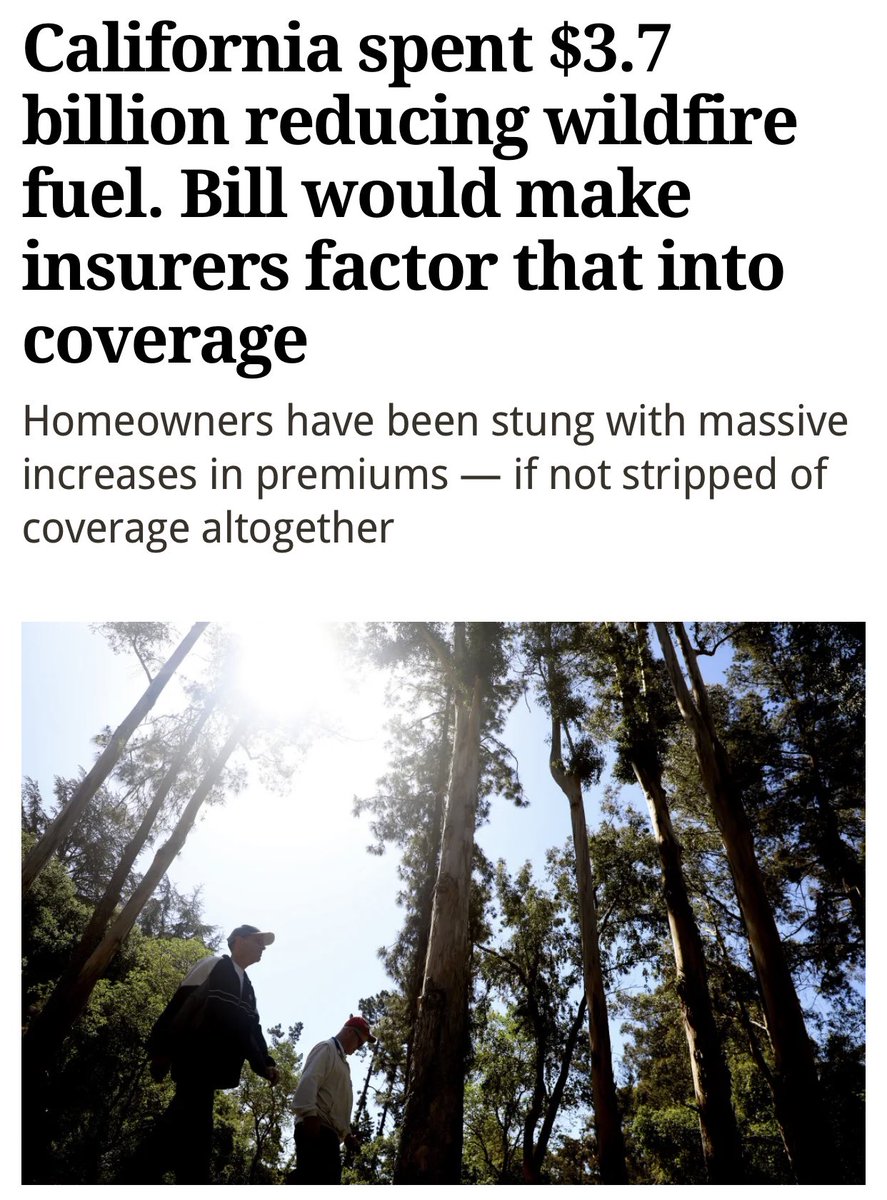 Great article in the Mercury News on my bill SB 1060! It has been increasingly difficult to get fire insurance in California. My bill would require insurance companies to factor in fire mitigation efforts by communities on insurance coverage.

mercurynews.com/2024/04/16/cal…