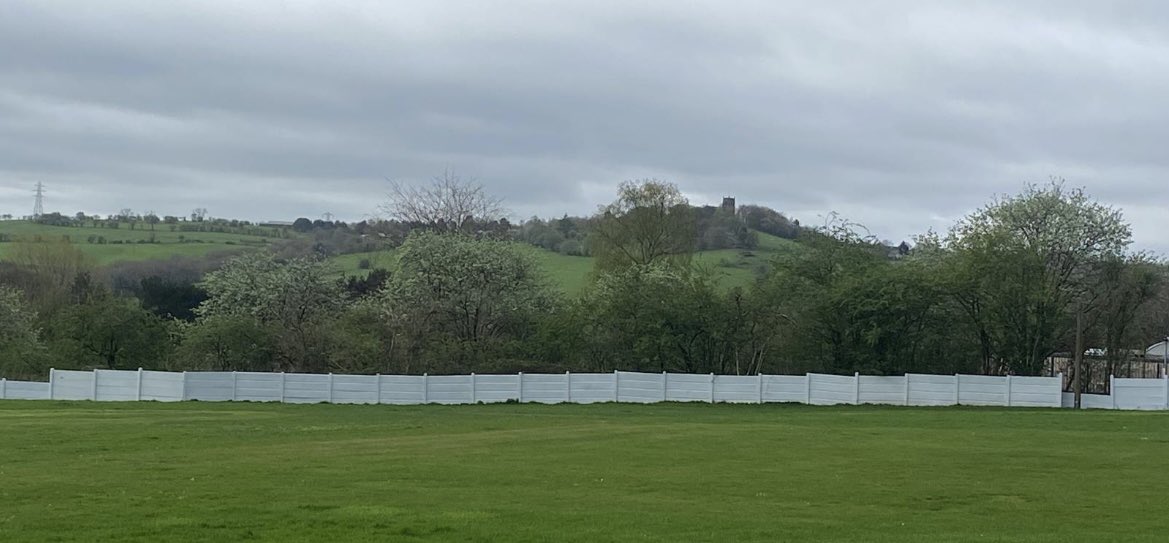 Huge thank you to Bagnells who have grafted for 3 days to get our perimeter wall painted! Can’t wait to show off the outdoor facilities this year with more improvements still to come, all contributing to what’s already one of if not the best views in the league!#upthehollies ❤️🖤