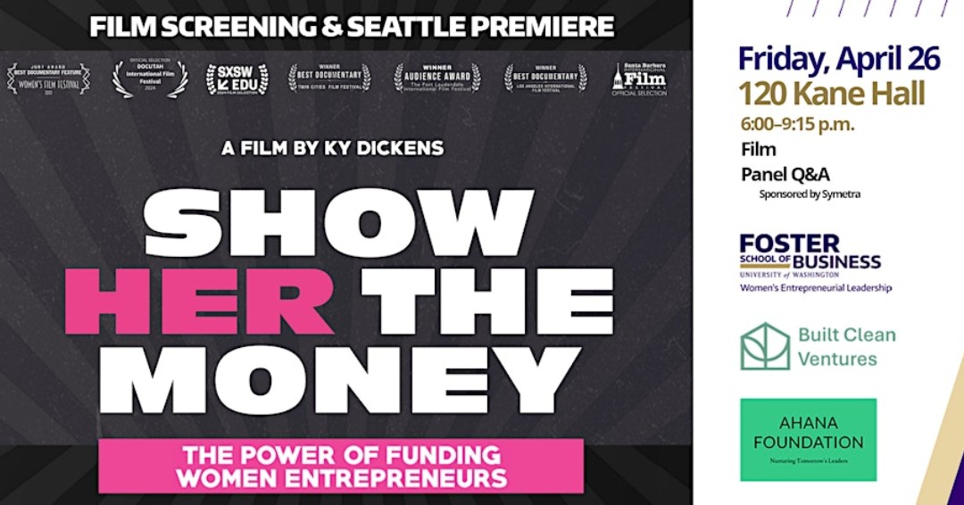 “Show Her the Money” is an award winning and groundbreaking documentary that highlights the vast gap that female entrepreneurs face in securing venture capital funding. Click the link below to grab your tickets today! eventbrite.com/e/show-her-the…