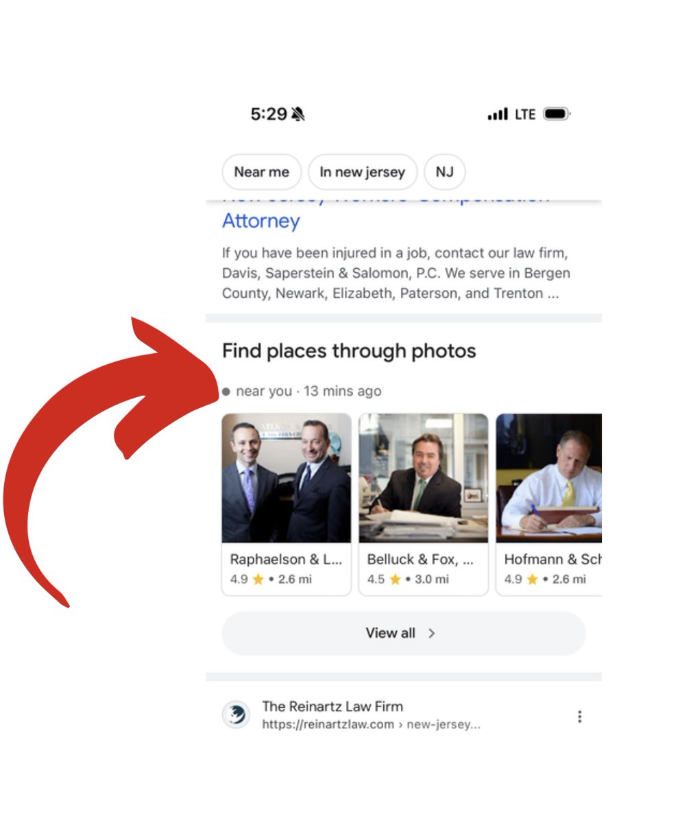 AnthonyHigman's tweet image. Find Places Through Photos. 

BUT……With A Specific Time I Was Near That Law Office, Woah!

“Near You 13 Minutes Ago” 

Also I Love Doing Real Searches In Different Geo’s Instead Of VPNs And Comparing The Differences &amp;amp; Similarities. Lol 

#AdNerd