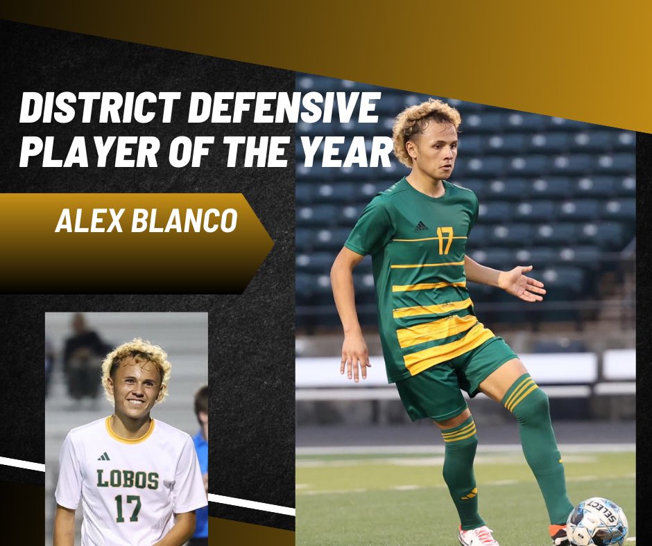 Congratulations to the District Defensive Player of the Year Alex Blanco!!! @alexbla65417591 @LongviewISD