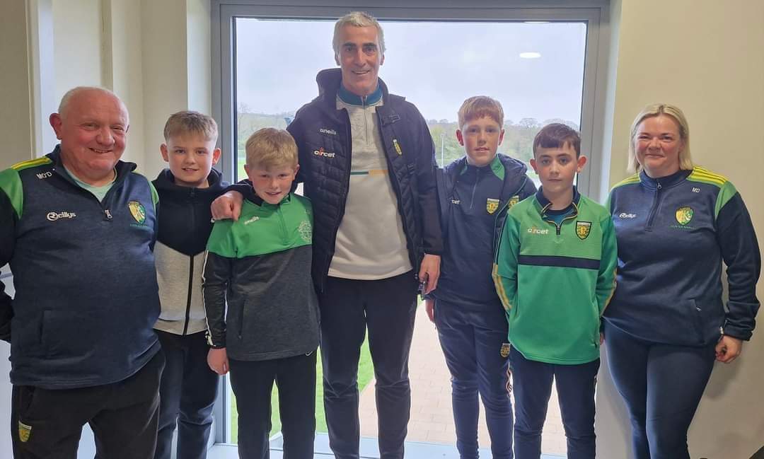 cumanndl's tweet photo. A great night in Convoy for our halftime players. It was a night to remember. 
@cnambnaisiunta @officialdonegal @AllianzIreland https://t.co/OJ0SRNdaiY